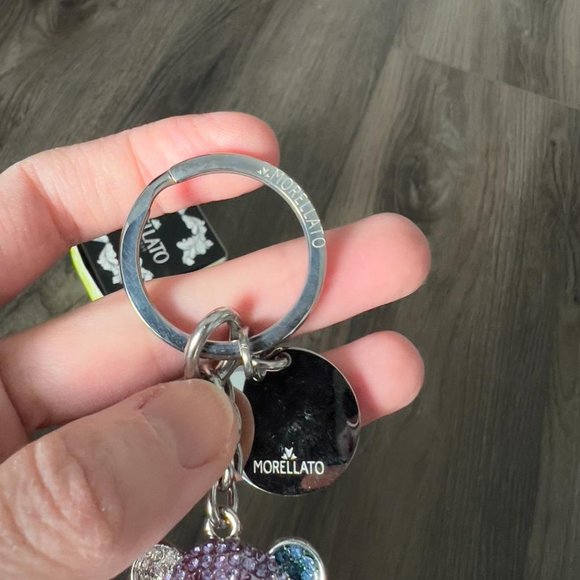 Multicoloured glittered Morellato Teddy Bear Key Chain - Picture 7 of 15
